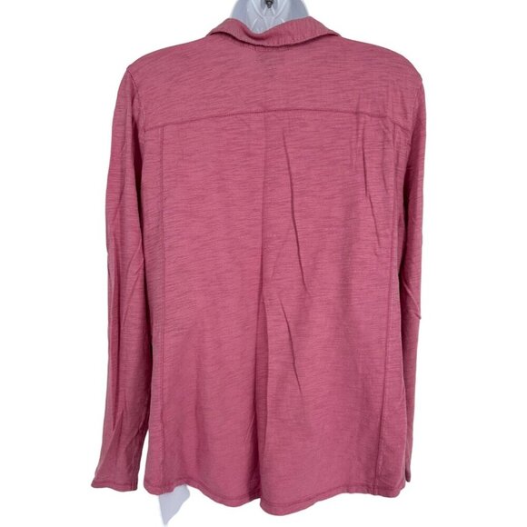 J. Jill Long Sleeve Button Front Casual Blouse Size Petite L - Picture 3 of 8